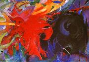 Franz Marc Fighting Forms painting
